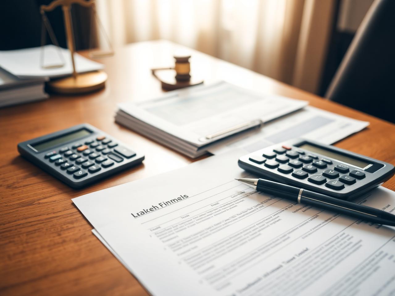 Child support calculator and documents